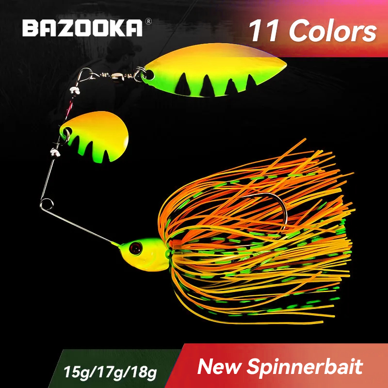 Fishing Lure Buzzbait - Bazooka 15g 18g Spinnerbait Richiamo di