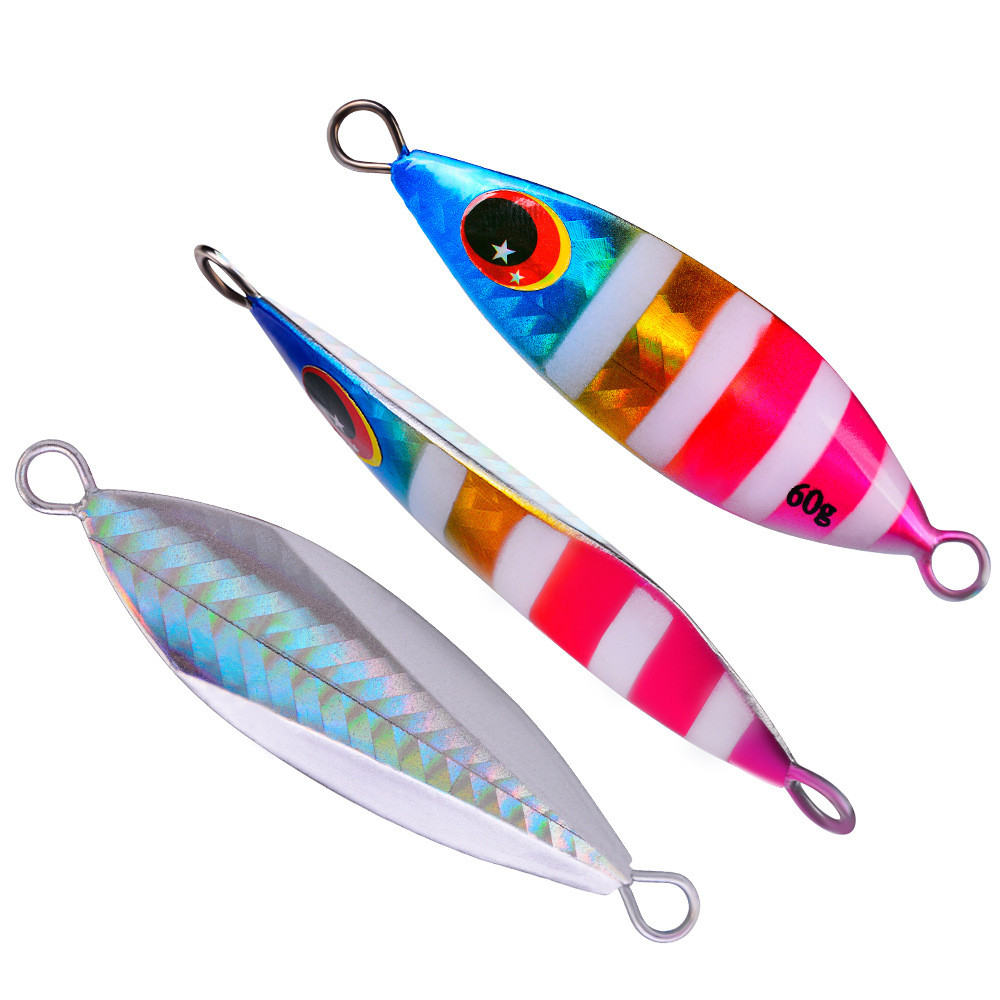 Fishing Lure Spoon - Metallo Lento Jig Lure Duro Artificiale