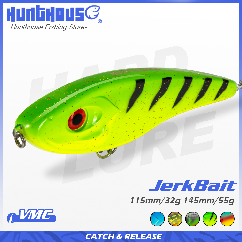 Fishing Lure Swimbait - Hunthouse Jerkbait Musky Buster Esca da