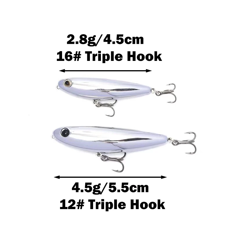Nuovo 4.5g Mini Wobblers Matit - Fishing Lure Topwater recensione e prezzo