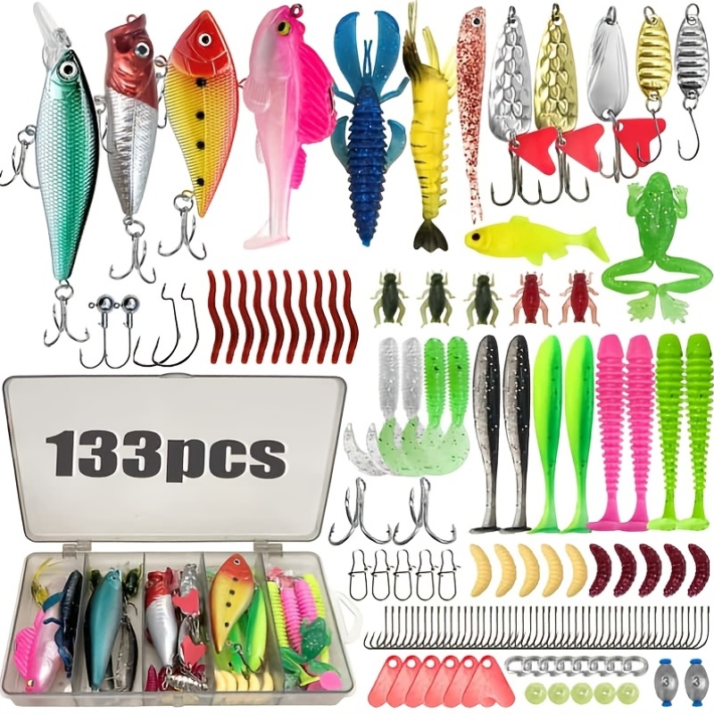 Kit di 133 Pezzi di Esche da P - Fishing Lure Box recensione e prezzo