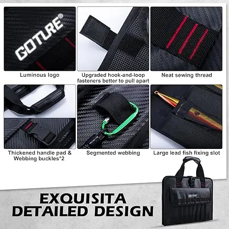 Goture Metal Jig Bag Borsa por - Fishing Lure Jig recensione e prezzo