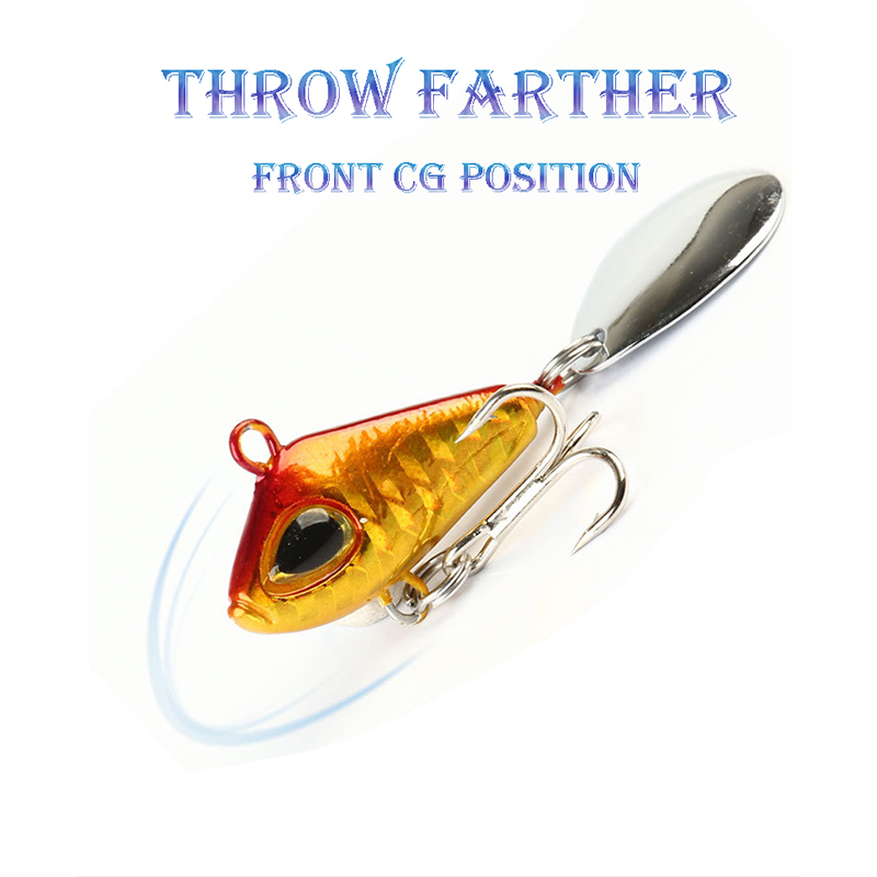 1 pz 6/11/18/22g VIB Crankbait - Fishing Lure Spoon recensione e prezzo
