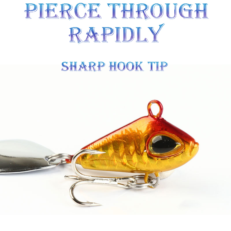 1 pz 6/11/18/22g VIB Crankbait - Fishing Lure Spoon recensione e prezzo